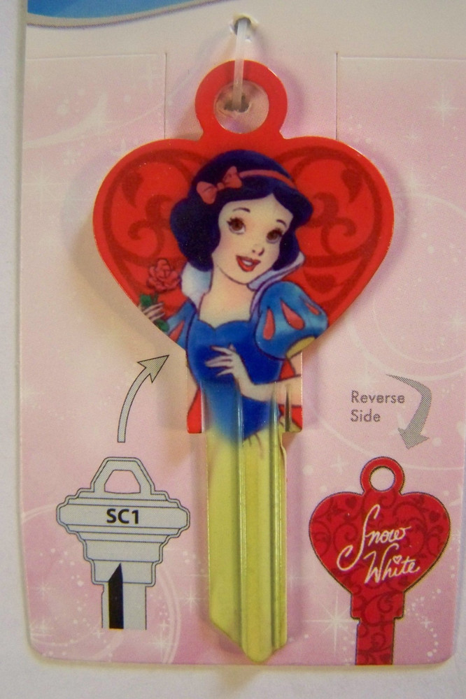 Snow White Disney Schlage SC1 house key blank