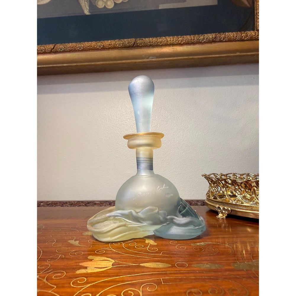 Vintage Signed Jon Art Studio Glass Perfume Bottle