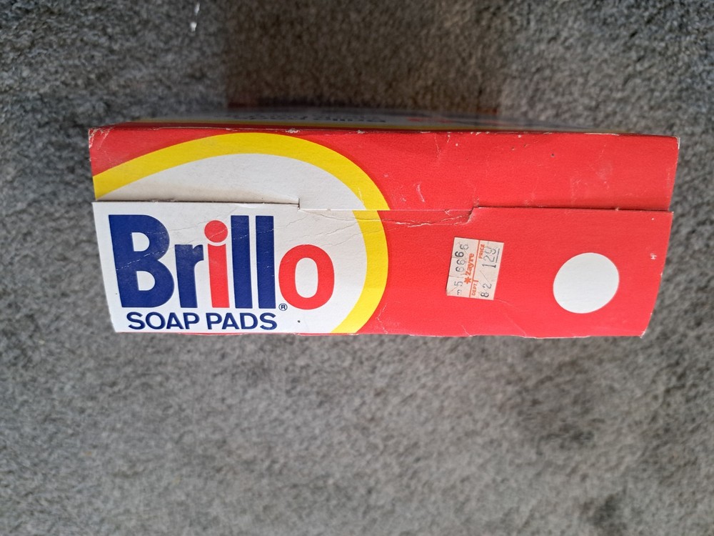 Vintage Brillo Soap Pads Box Partially Full
