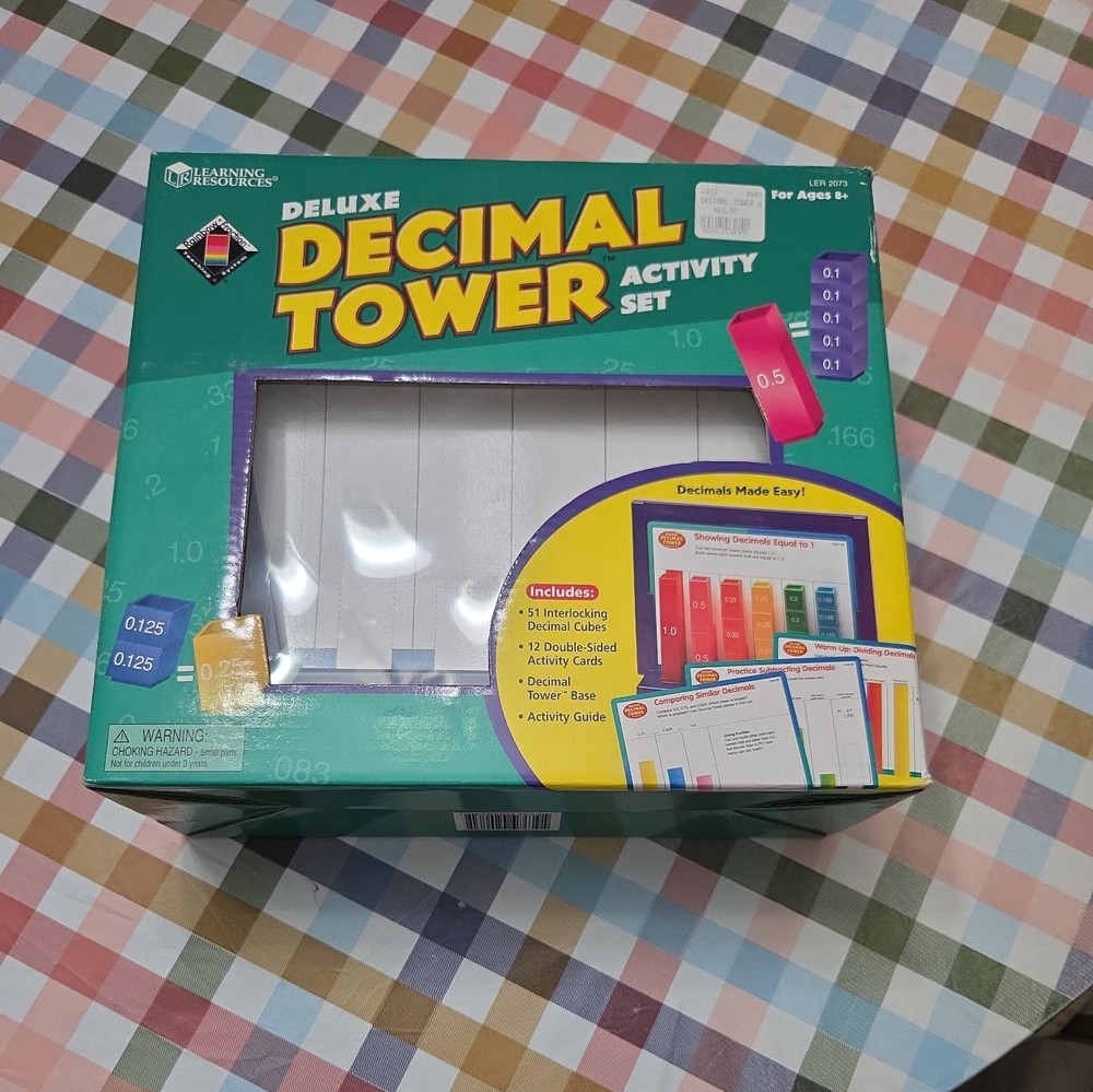 Learning Resources Deluxe Decimal Tower Activity Set - L@@K!!! AWESOME FOR KIDS!