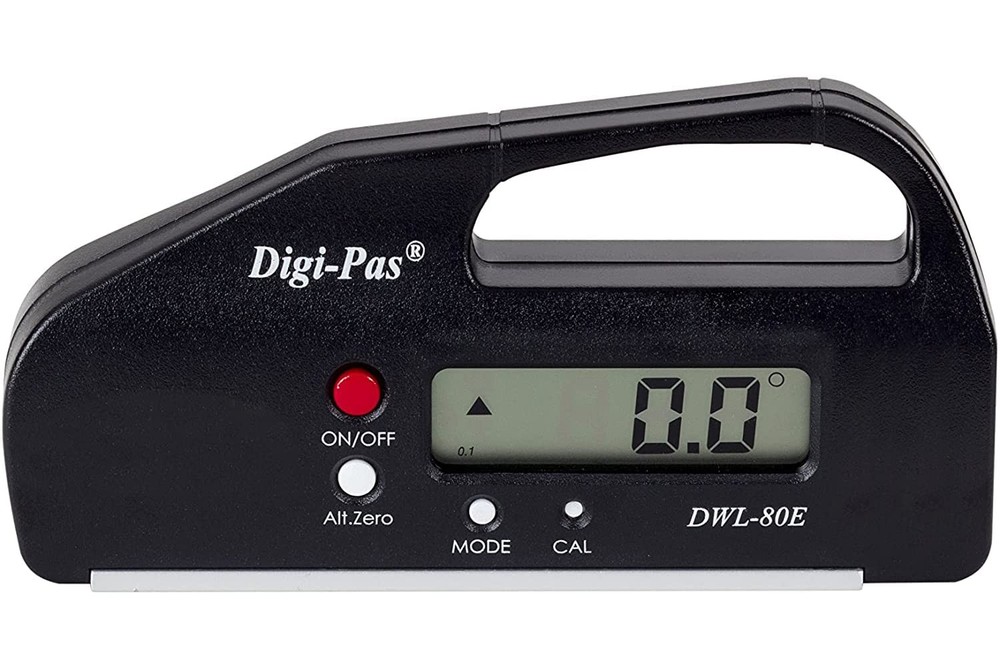 DigiPas DWL80E Pocket Size Digital Level, Electronic Angle Gauge, Protractor, An
