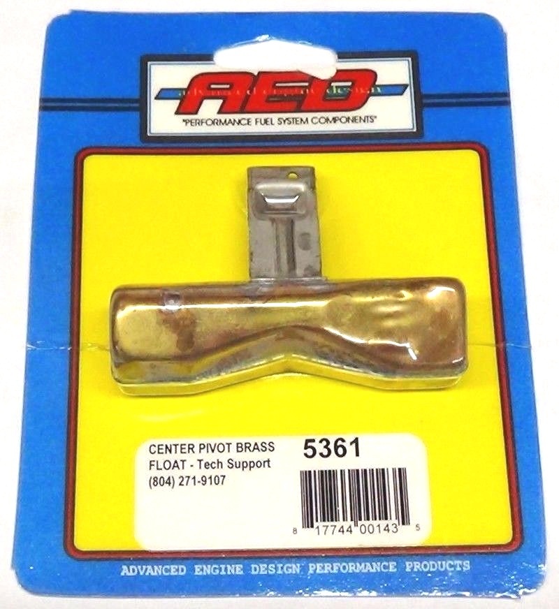 AED 5361 Holley Brass Replacement Float Center Pivot - 4150 Models