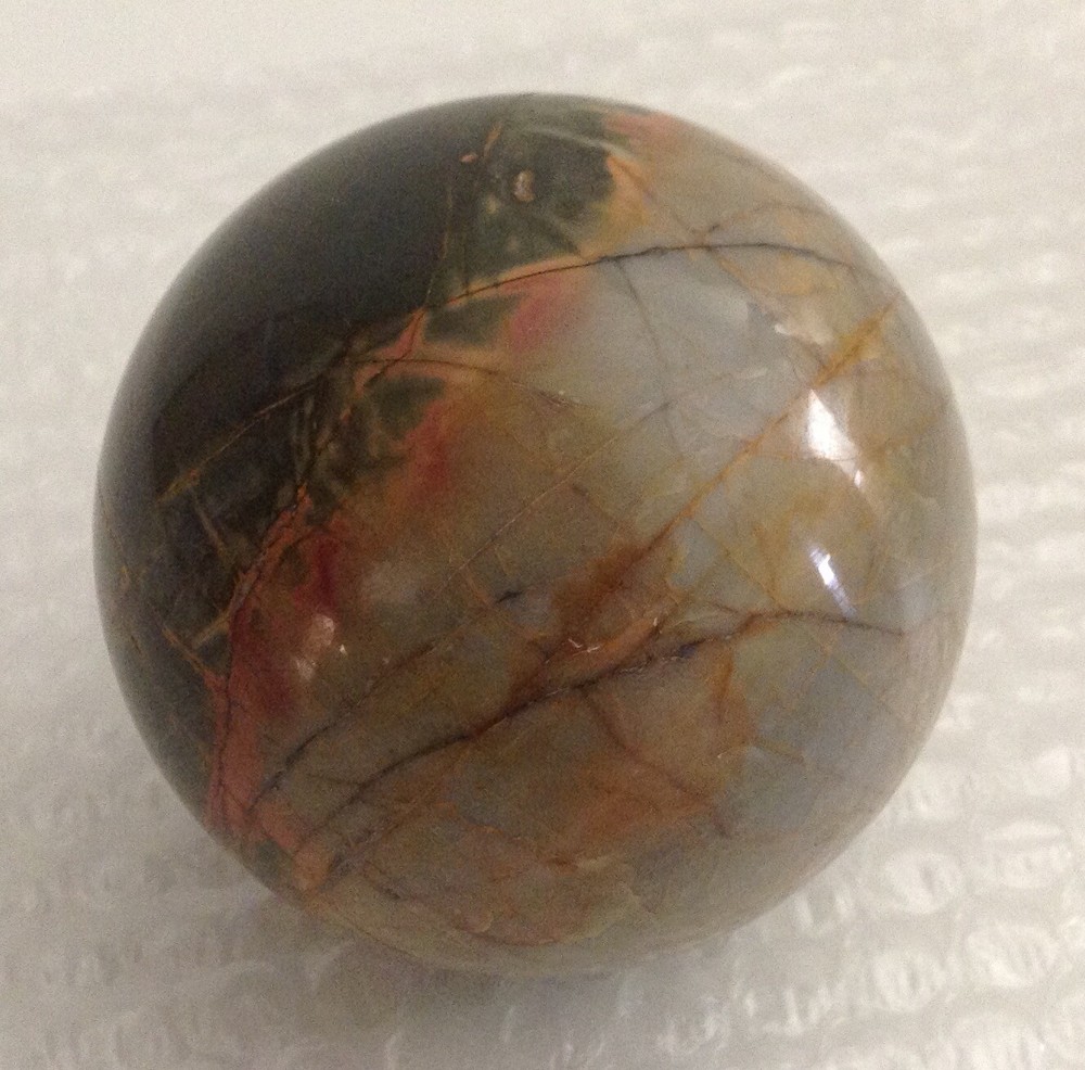 Stone Mineral Sphere Marble 3.25"