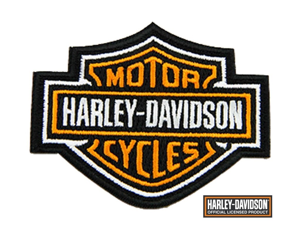 HARLEY DAVIDSON CLASSIC BAR & SHIELD VEST PATCH  **SMALL **