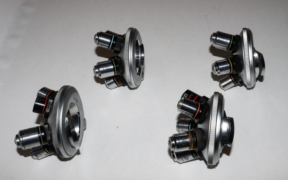 Olympus BH Series Microscope Quintuple Nosepiece & Objectives