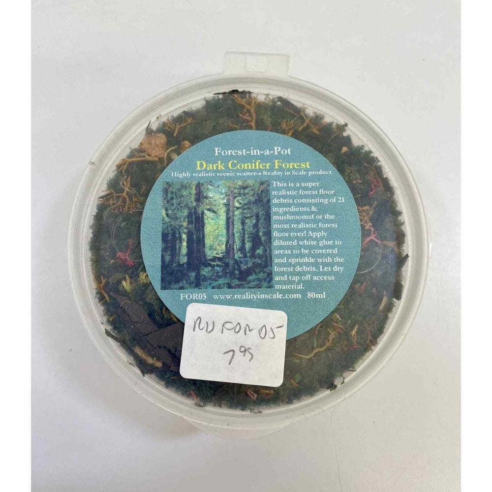 Reality In Scale Dark Conifer Forest 80ml Forest In A Pot All Scale Scenery