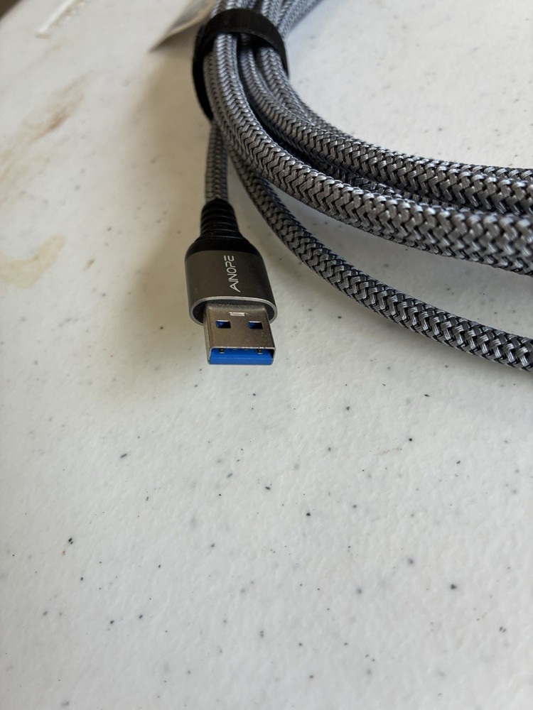 16’ Ainope Link Cable for Oculus Quest 2/3 Type-C Right Angle to USB A Cord
