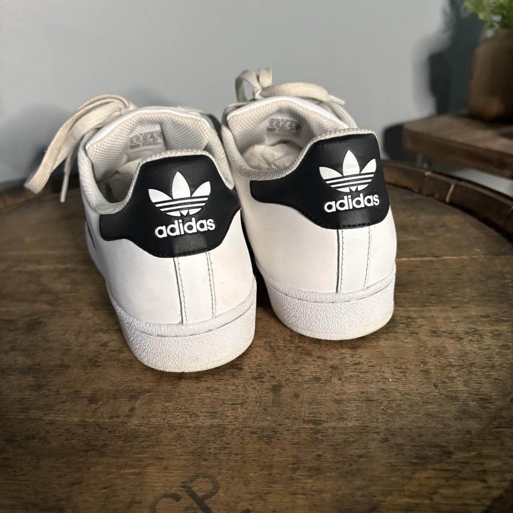 Adidas superstar white mens size 11