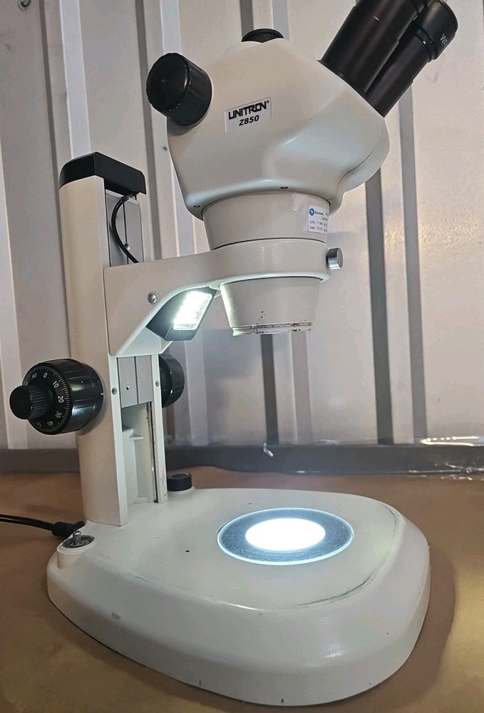 Unitron Z850 Stereo Microscope and Pole Stand