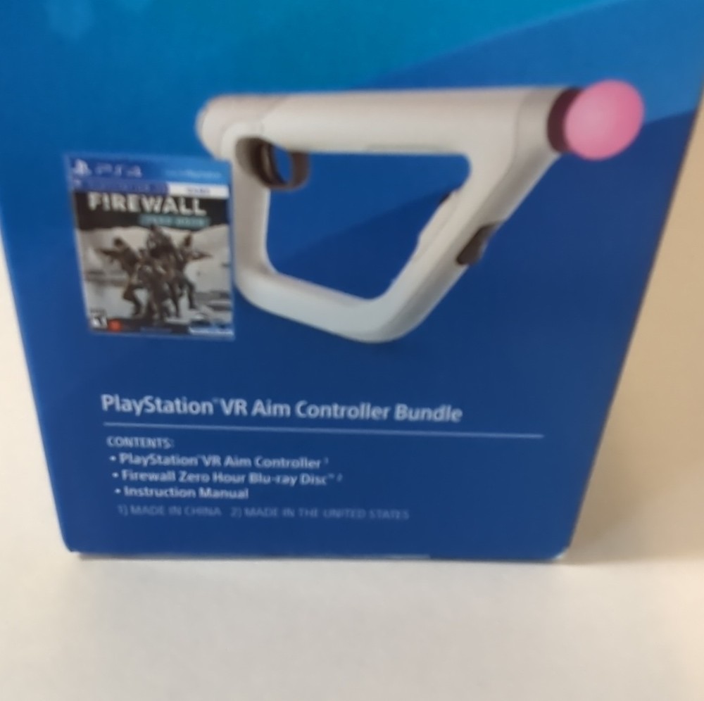 New PlayStation PS4 VR Aim Controller + Firewall Zero Hour Game Bundle