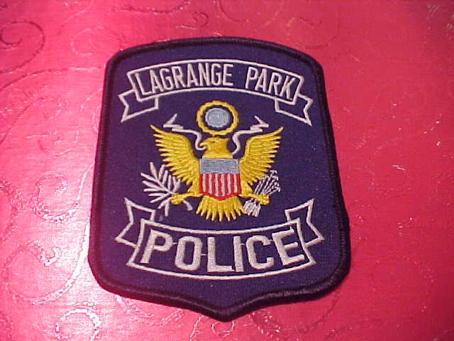 LAGRANGE PARK ILLINOIS POLICE PATCH SHOULDER SIZE UNUSED