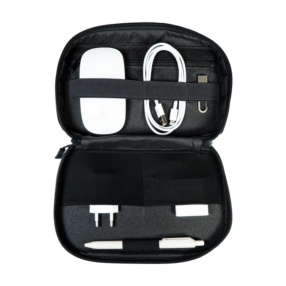 Beblau POUCH Electronics Accessories Organizer Bag | Adjustable strap | Zippe...