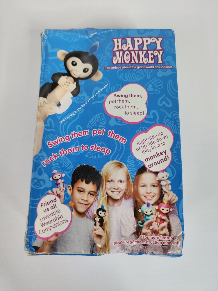 Electronic Interactive Fingerling Happy Monkey Finger Motion Pet Toy pink