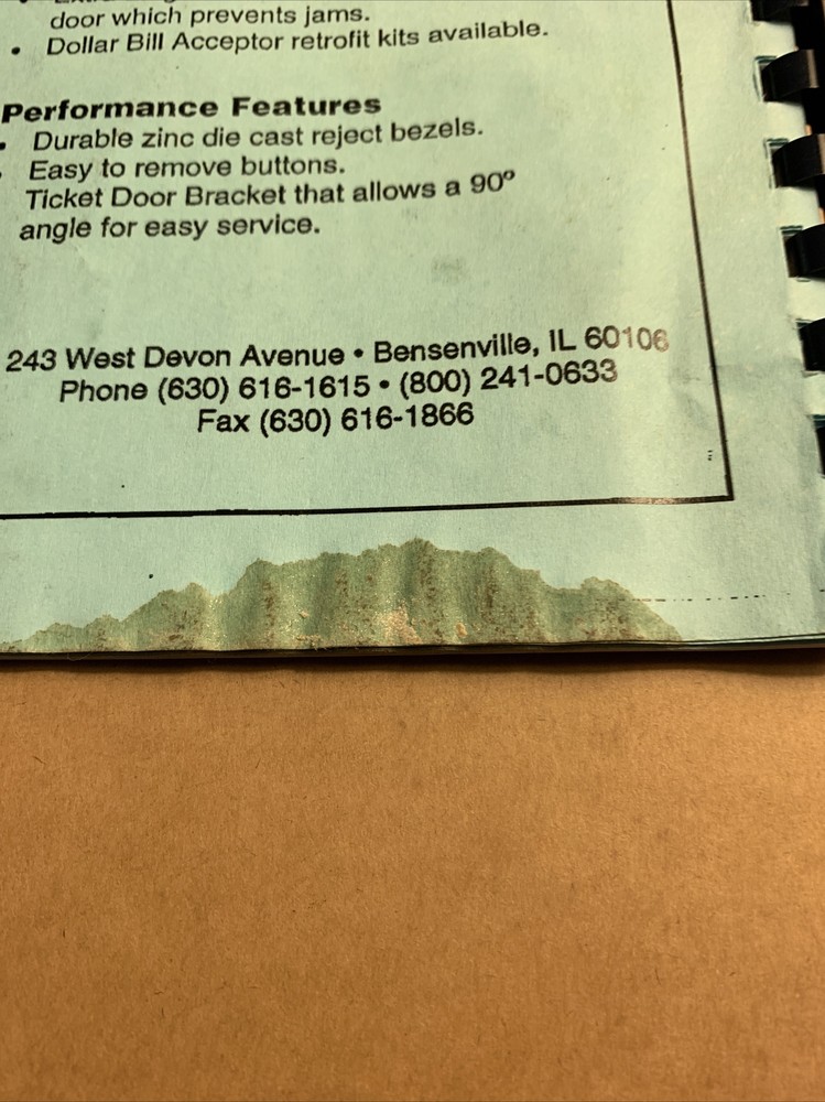 original arcade game owners manual Jam Session Bay Tek