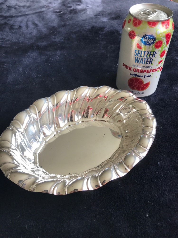 Antique Designer 800 Silver Bowl From Italy