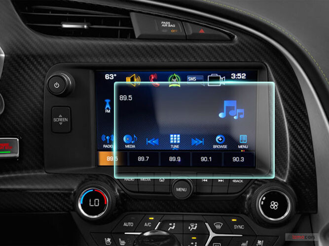 Crystal Clear Screen Protector for 2017 Chevrolet Corvette Vehicle Navigation