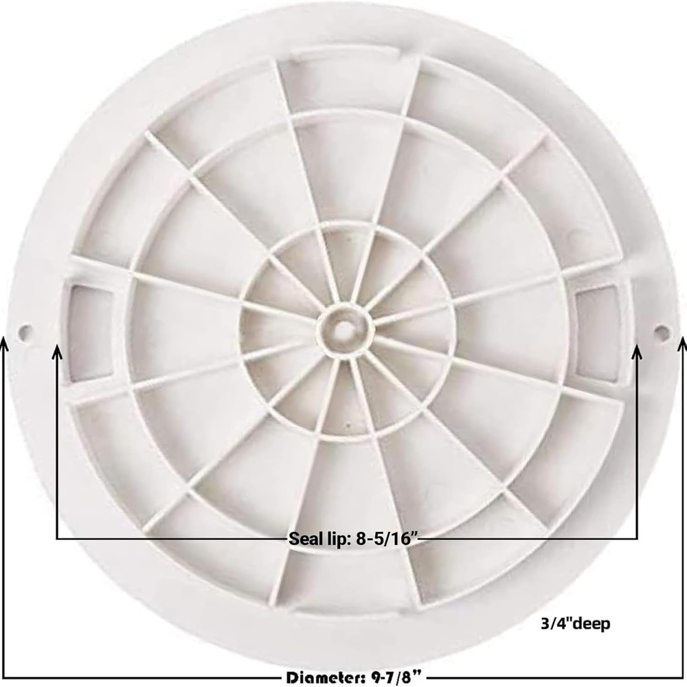 Pool skimmer cover lid replacement