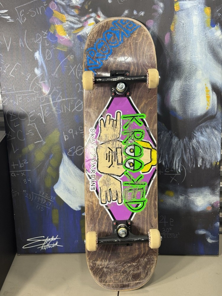 Arketype Krooked Skateboard Complete 8.25" x 32"