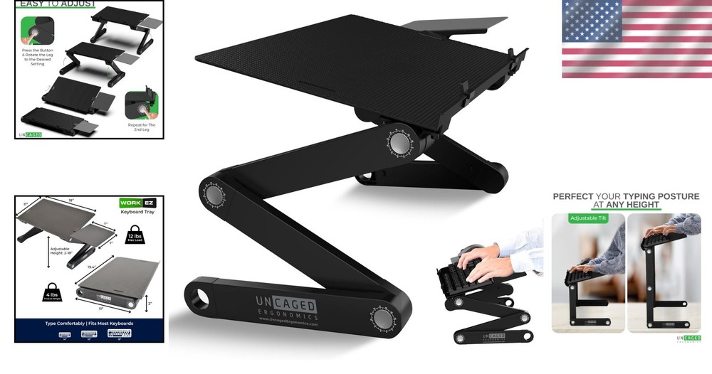 Ergonomic Keyboard Stand & Mouse Riser