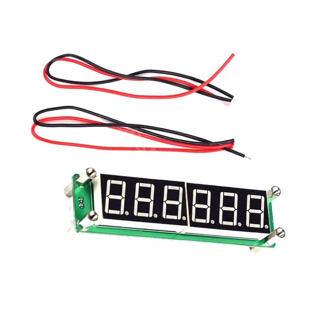 New PCB Frequency Counter Module 0.1-65MHz RF Input 6-Digit Red LED PLJ-6LED