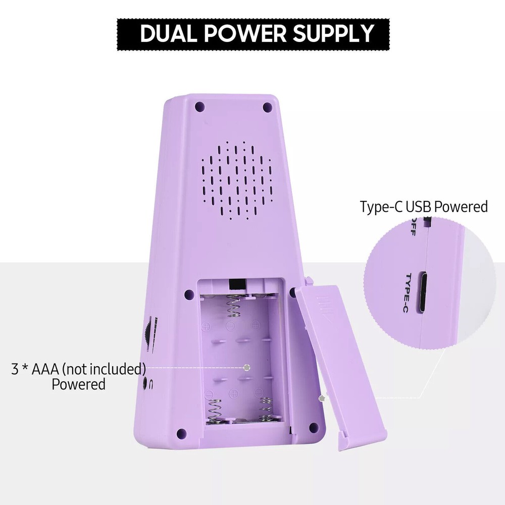 Electronic Digital Metronome with Timer Universal Electronic Metronome with A4d2