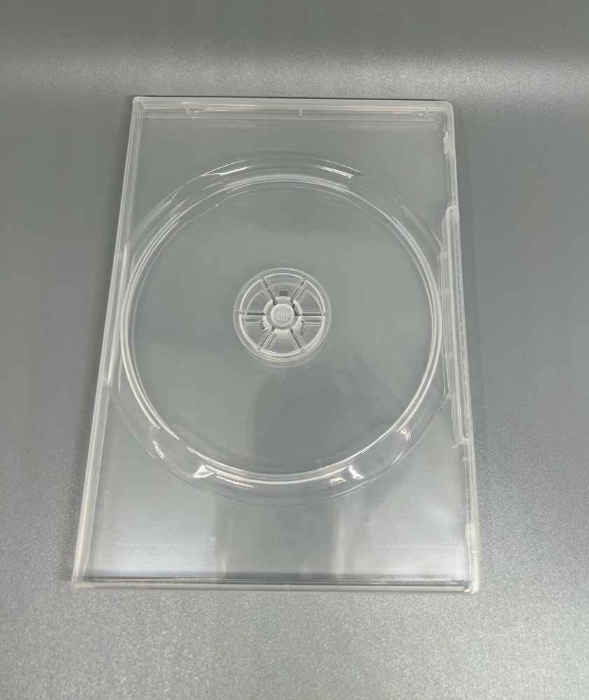 10 14MM DOUBLE DVD CASE WITH SLEEVES, SUPER CLEAR