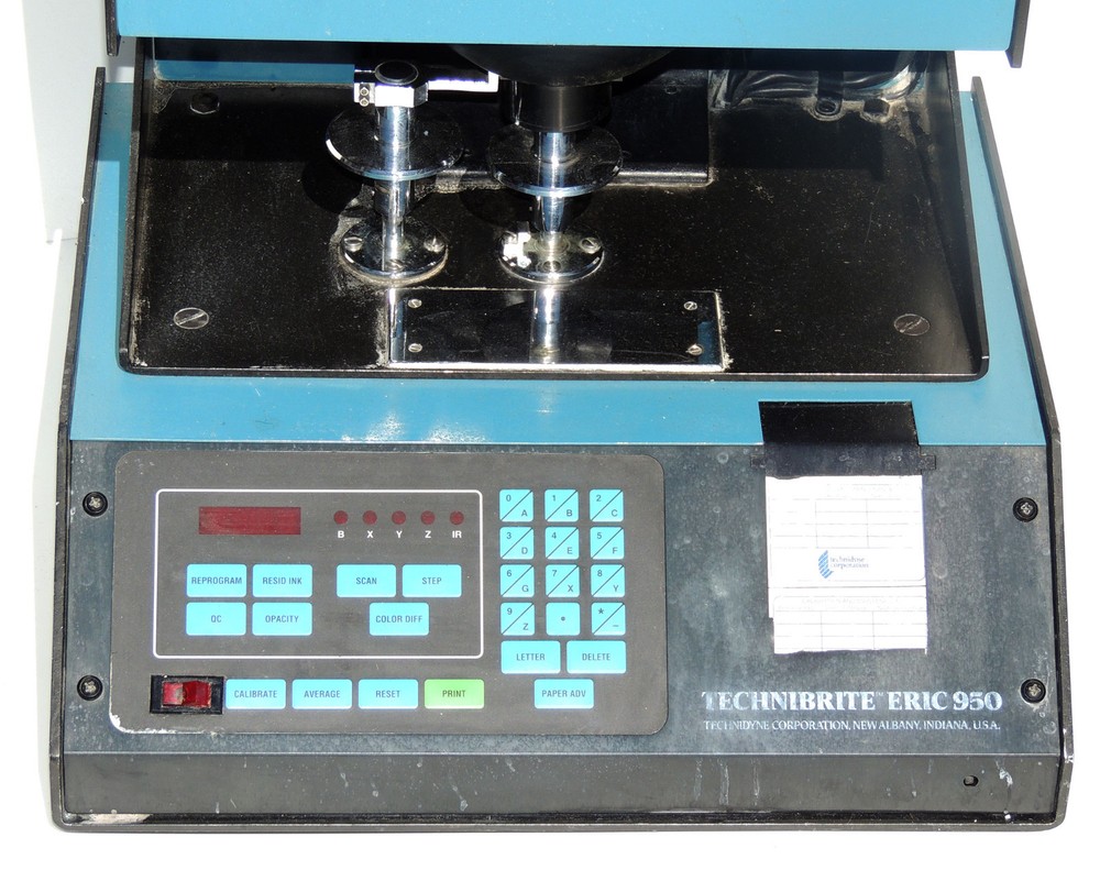 Technibrite ERIC 950 Effective Residual Ink Concentration Machine Micro TB-1C