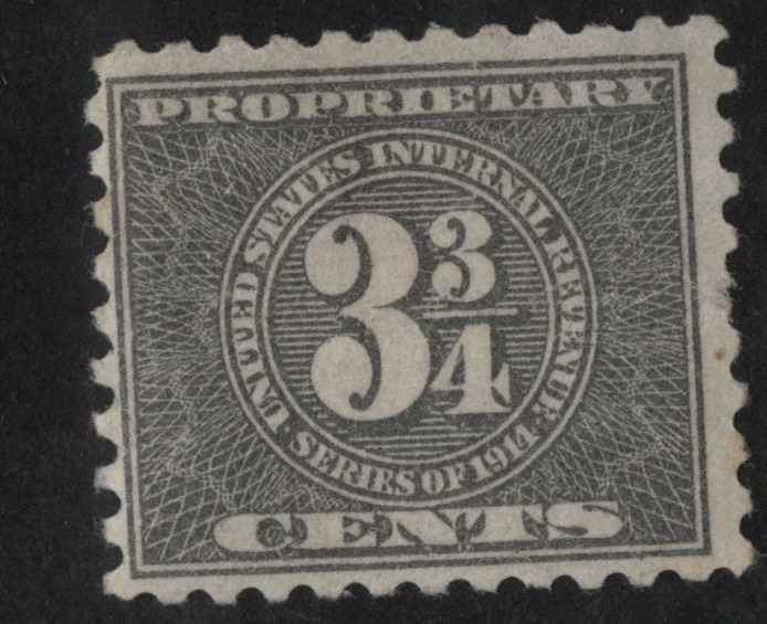 REVENUE STAMP SCOTT# RB40 CAT. VAL. $ 75