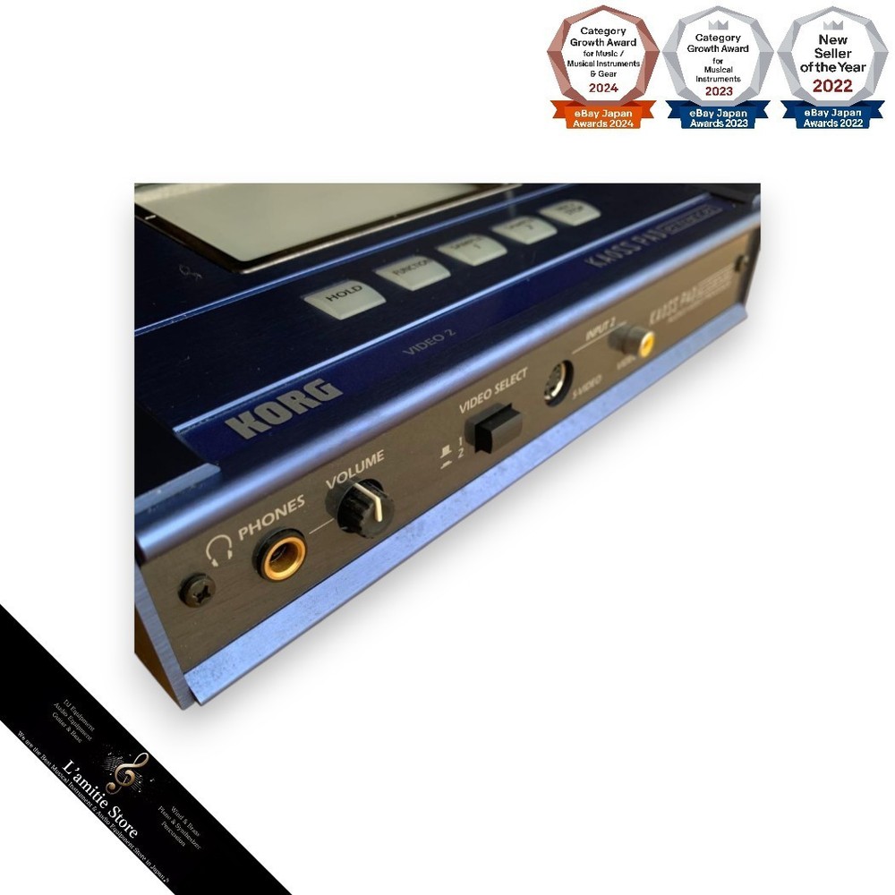 Korg Kaoss Pad Entrancer KPE1 Audio Video Processor Multi Effects Blue Sampler