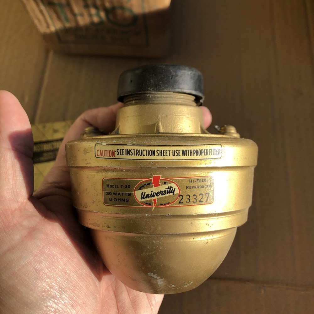Vintage UNIVERSITY Model T30 Speaker Horn