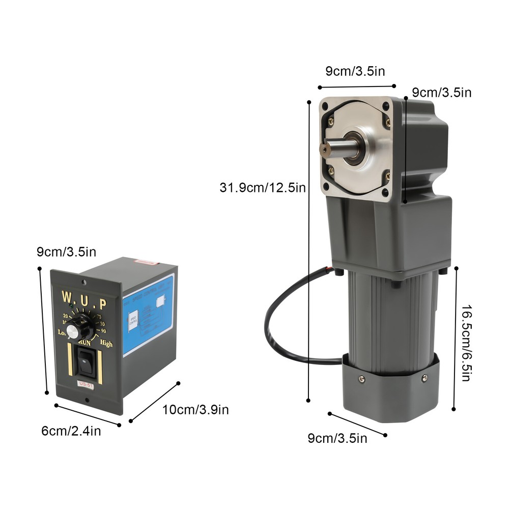 Speed Reduction Motor Medium Solid Motor 1:30 90?? Right Angle Output 110V 120W