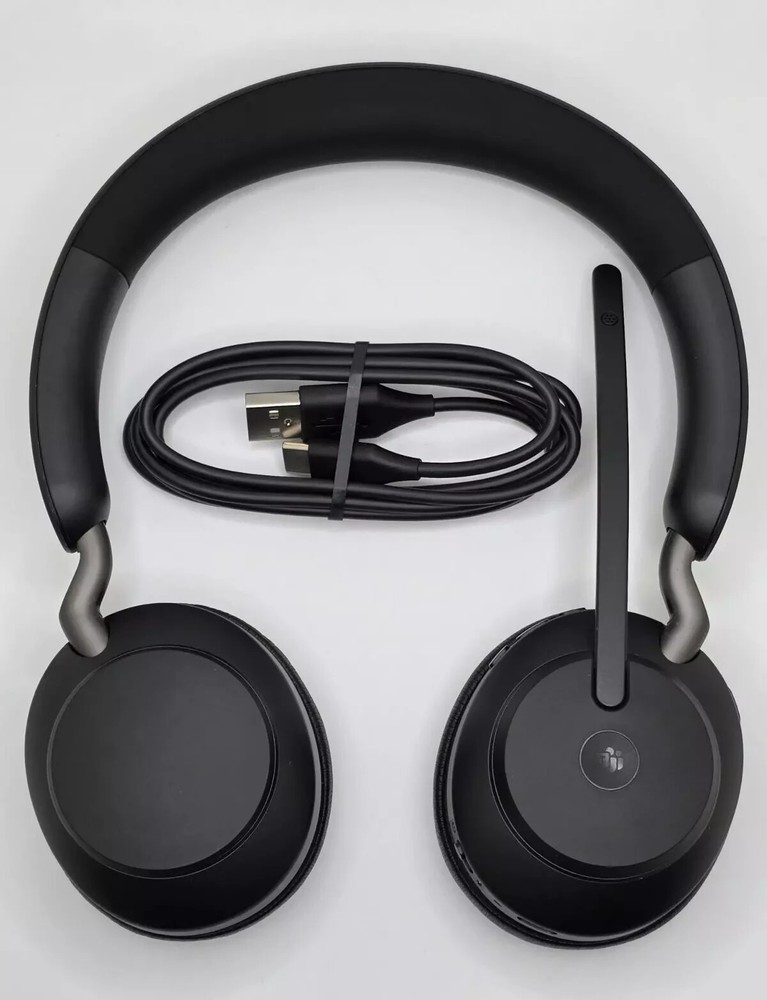 Jabra Evolve2 65 Stereo Wireless Headset (MS Teams, USB-A) - Black