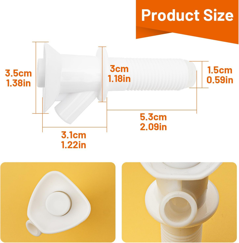 3 Pcs Push-Button Cooler Spigot Replacement, Compatible with Rubbermaid Gott