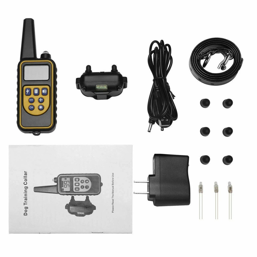 3000FT Remote Dog Training Collar – Rechargeable Shock, Vibration & Beep Trainer