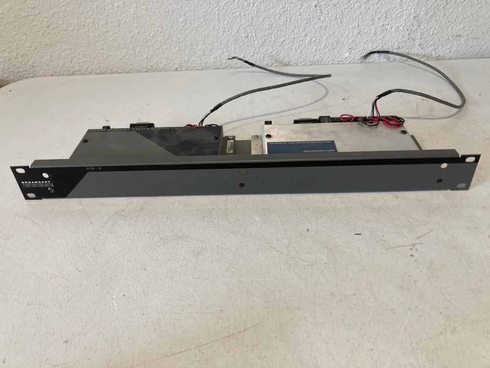 Broadcast Tools Smart Relay 4 SM-4 Remote Control + RM-3 Rack Shelf No PSU