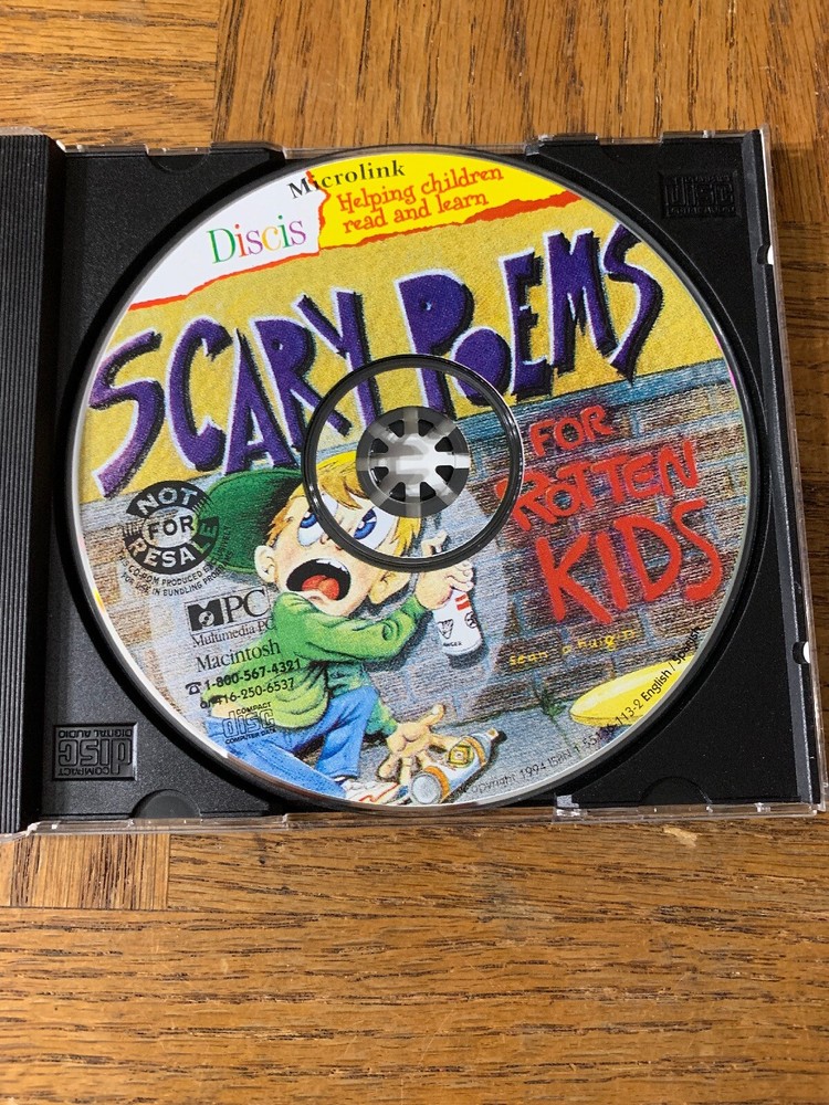 Scary Poems For Rotten Kids PC Cd