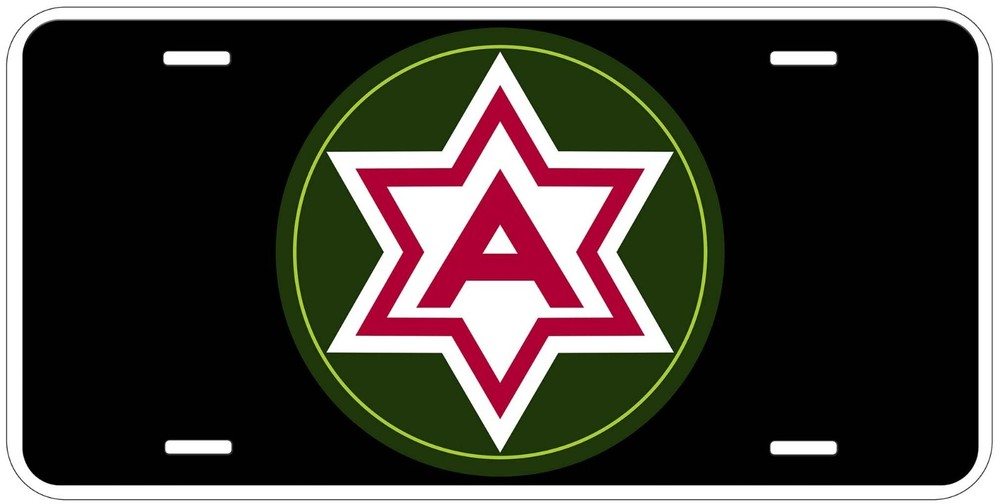 Sixth Army Novelty Car License Plate