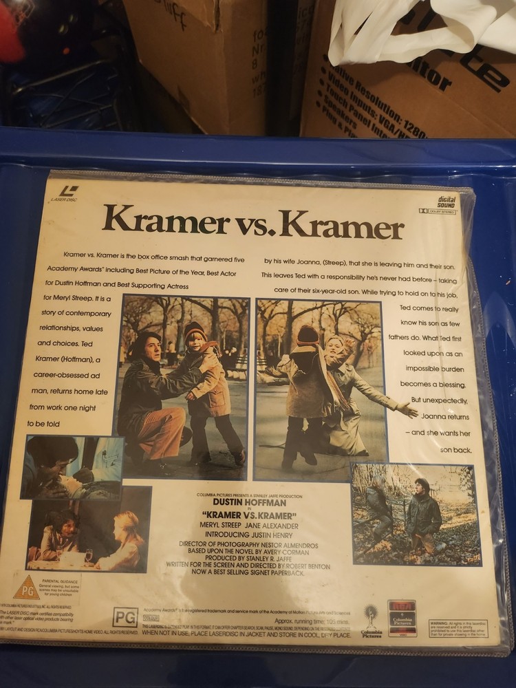 Kramer vs. Kramer Laserdisc