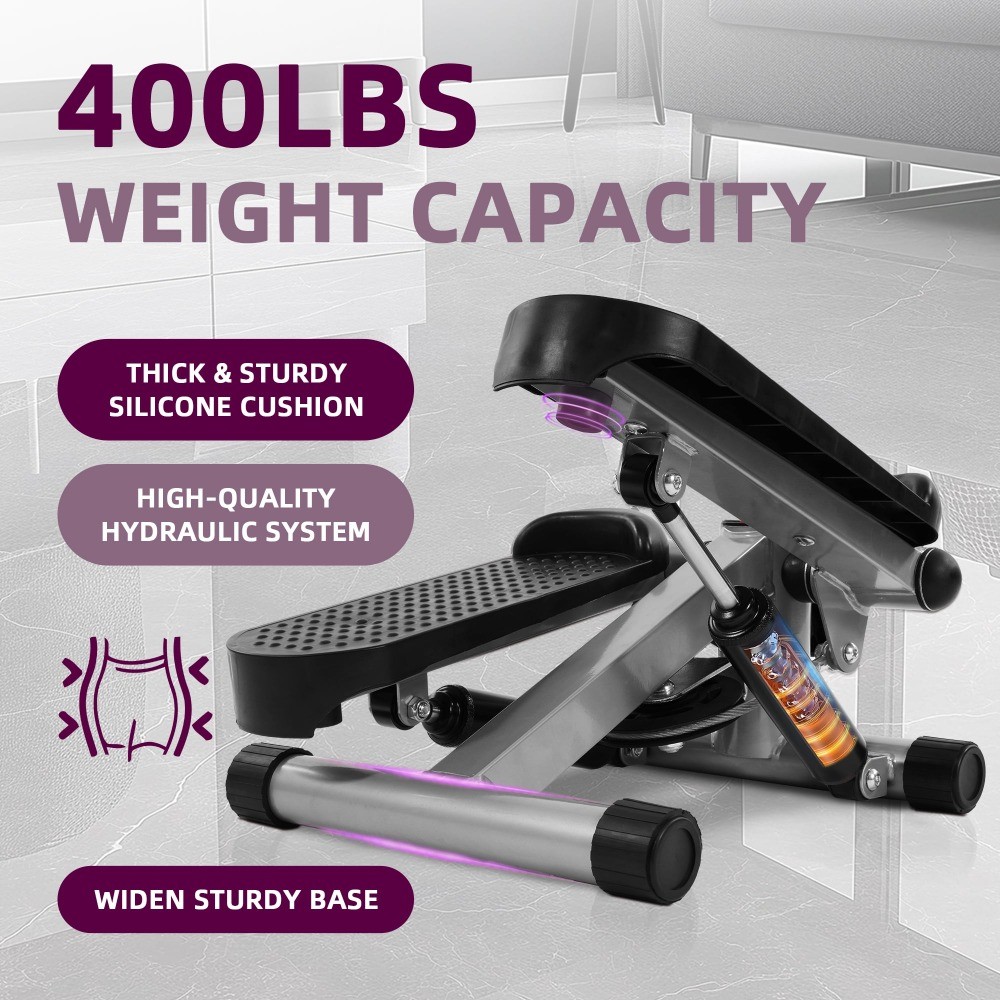 Mini Steppers, Stair Steeper with Resistance Bands