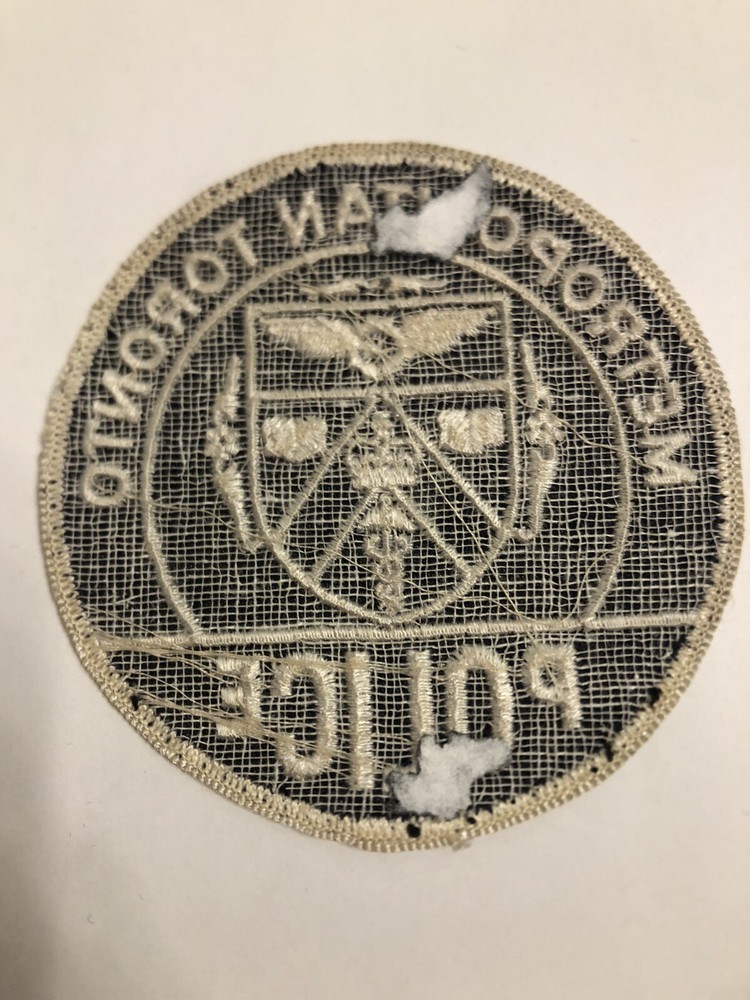 Toronto Ontario Police Patch