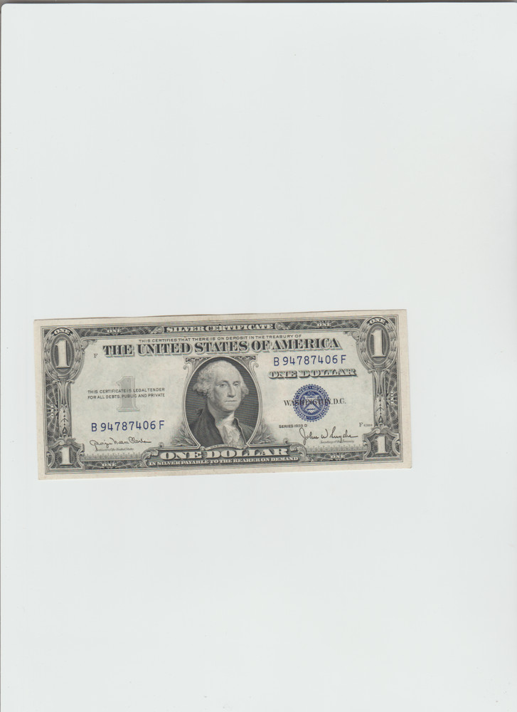 Lightly Circulated 1935-D Silver Certificate