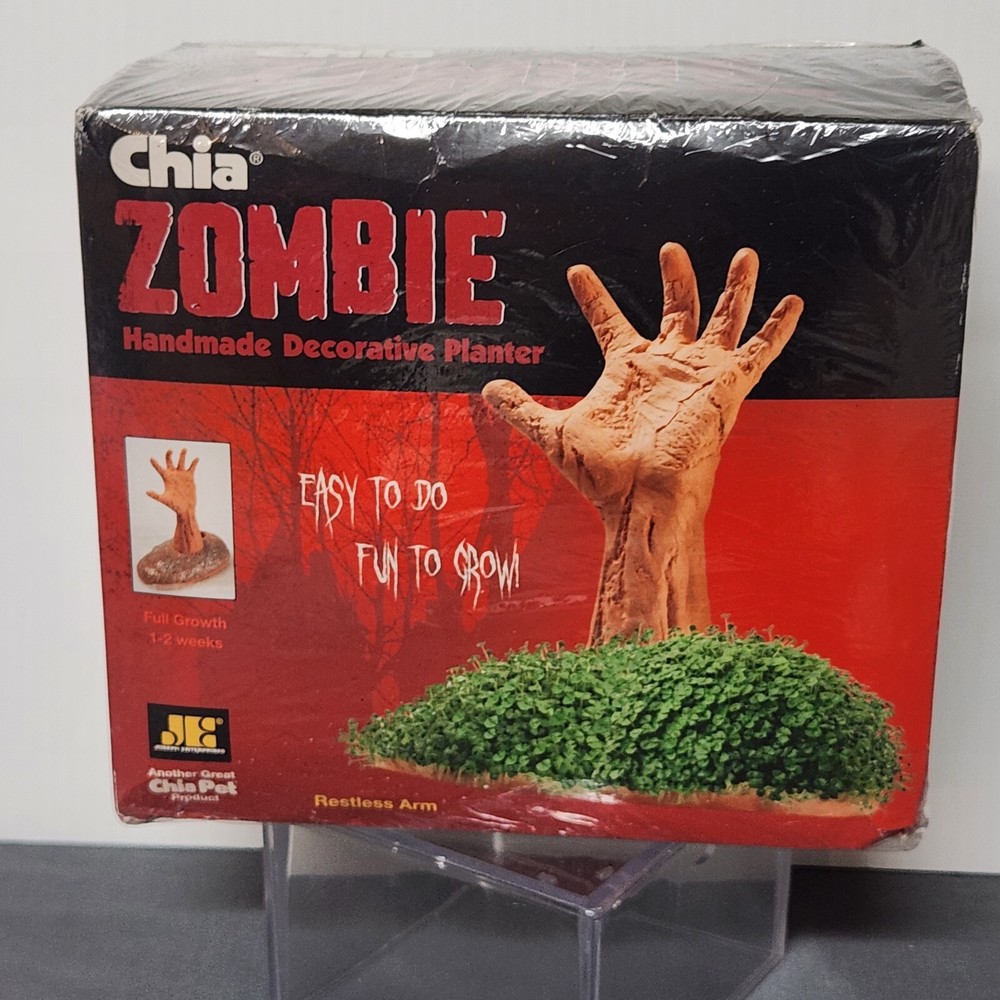 Chia Zombie HandmDe Decorative Restless Arm Planter