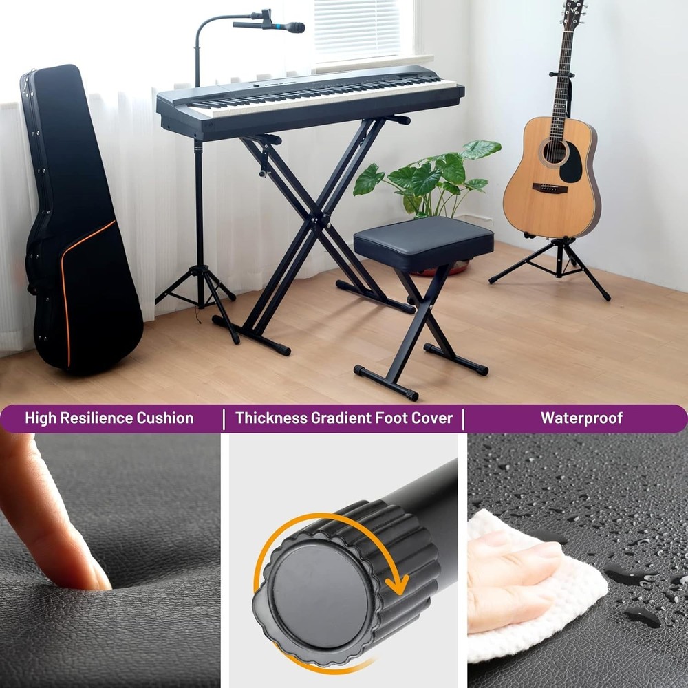 X-Style Adjustable Padded Keyboard Bench