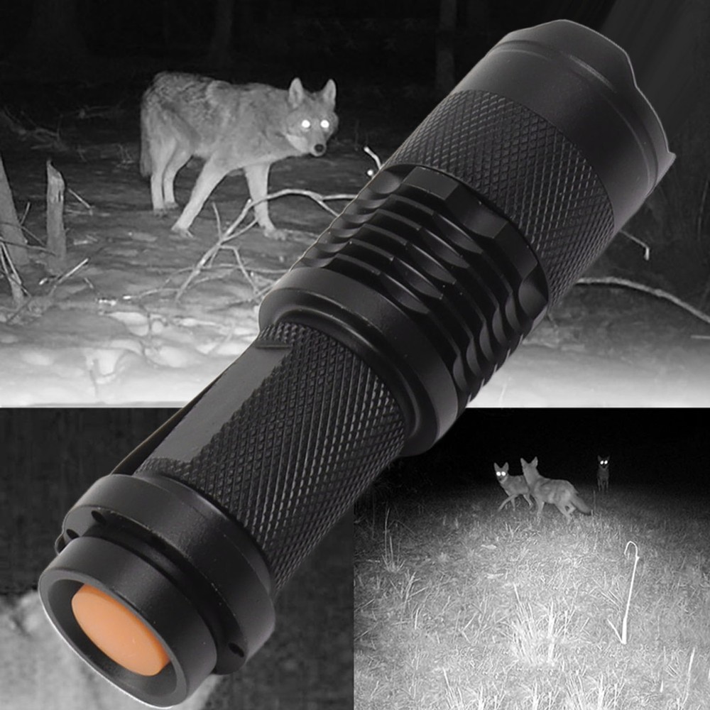 Zoomable Infrared Flashlight For Night Vision Camping