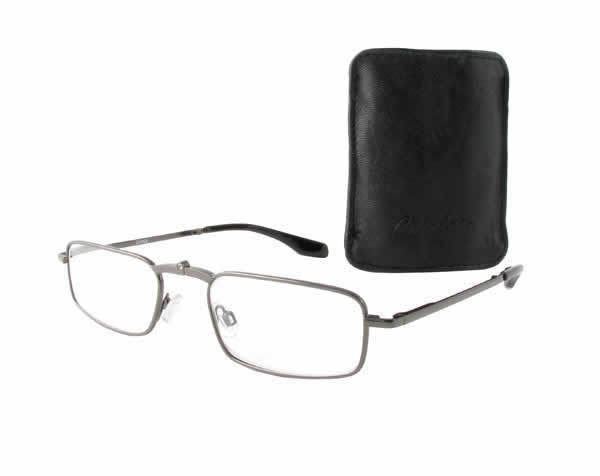 FR100-XL Flat Folding X-Large Compact Reading Glasses w/ Case 63 Powers&Colors