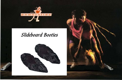 Powerslide Slide Board  booties , 1 pair.  Made in USA  Black, or Pink