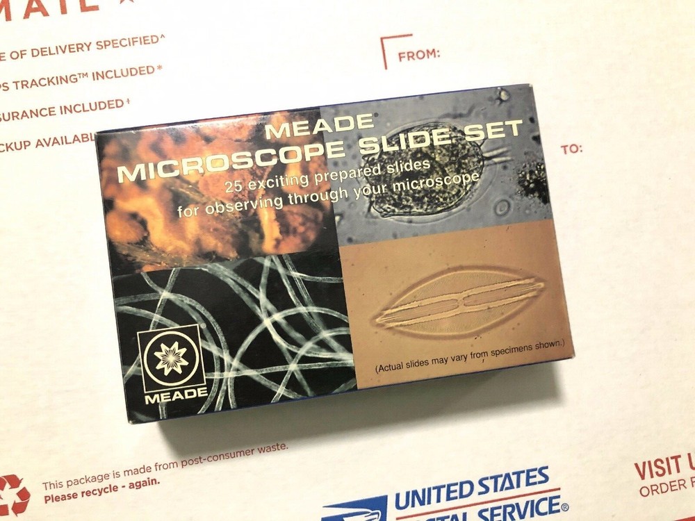 Meade 25-Piece Microscope Slide Set # 904
