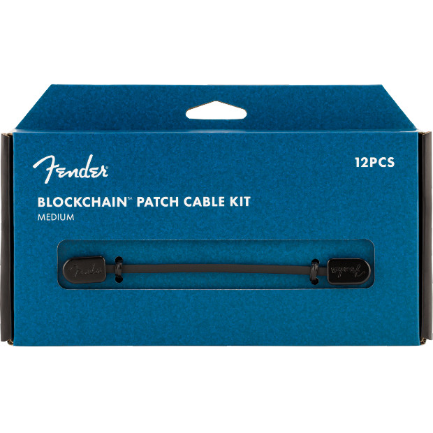 Fender Blockchain™ Patch Cable Kit, Medium, Black