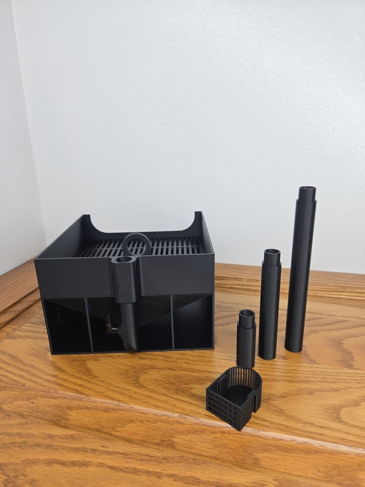 6 inch 3d Printed Fluval HOB Egg Catcher Aquarium Fish Tank (READ DESCRIPTION)