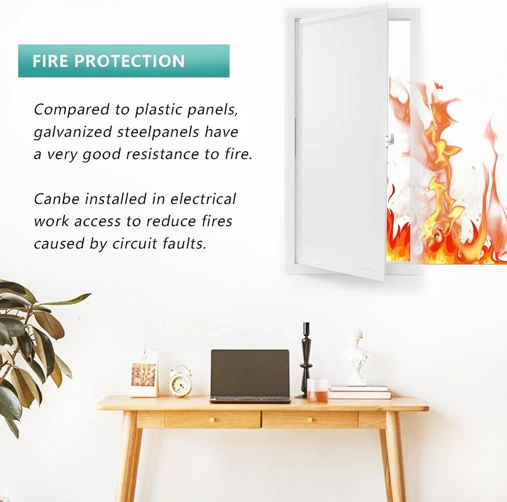 Thicken 1Mm Metal Access Panel 14 X 29, Access Panel with Screwdriver Latch, Gal